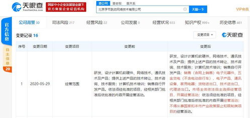 字節跳動拓展業務版圖 新增家電與電子產品銷售等經營范圍